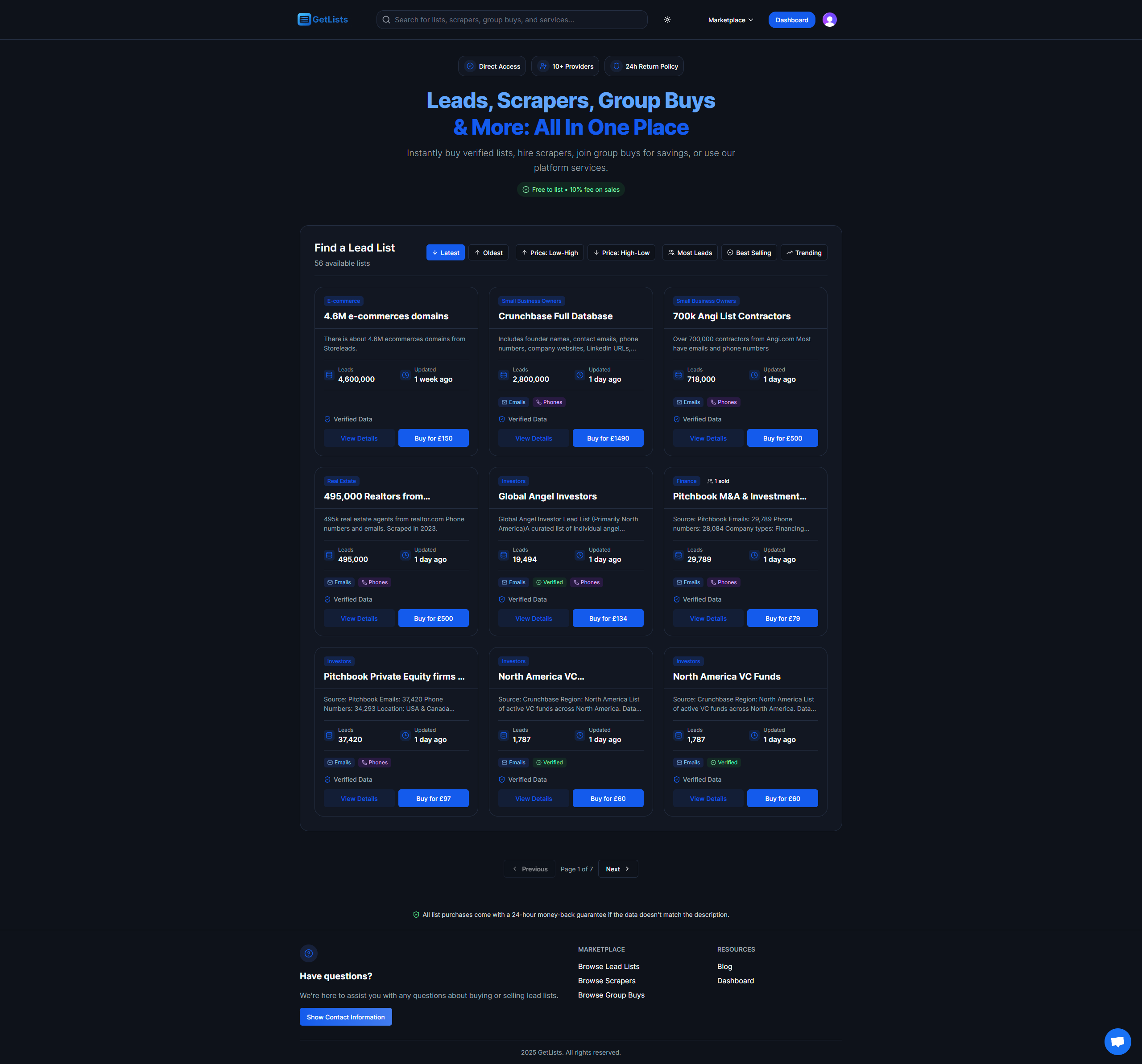 GetLists.io preview